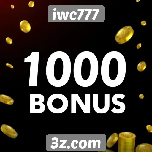 Funcionamento dos bônus e promoções do iwc777